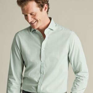 Mens Prada Mint Green Dress Shirt - Size 41 In Excellent Like New Condition
